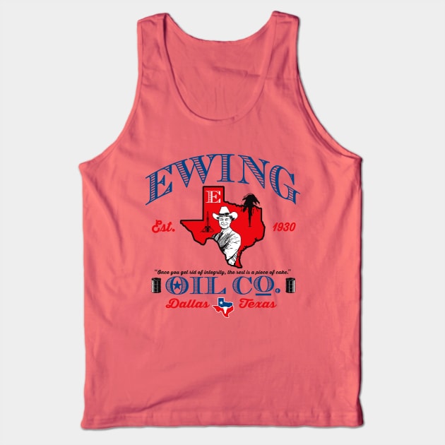 Ewing Oil Co. Tank Top by Alema Art